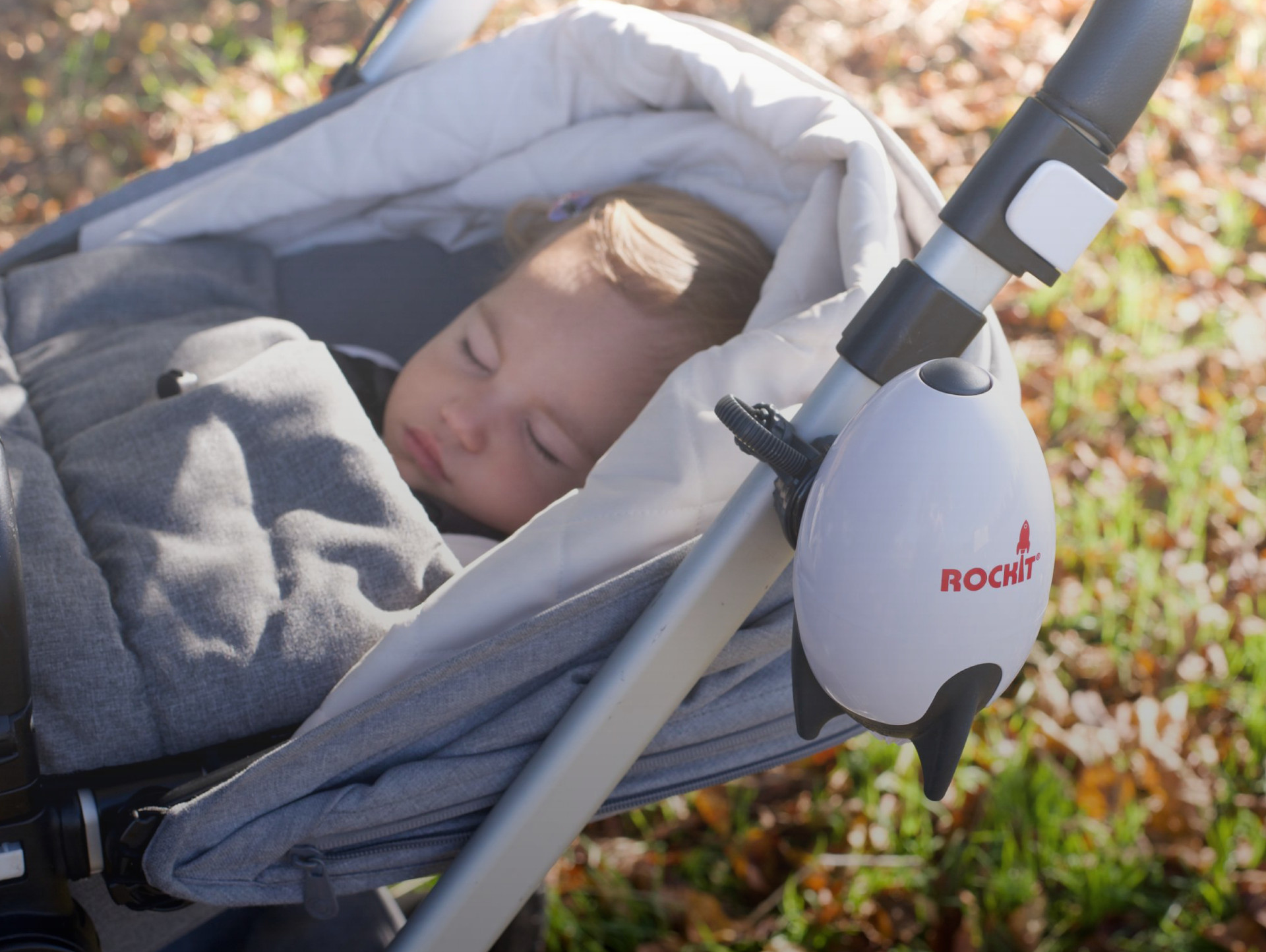 Lad Rockit rokke din baby i søvn i barnevognen